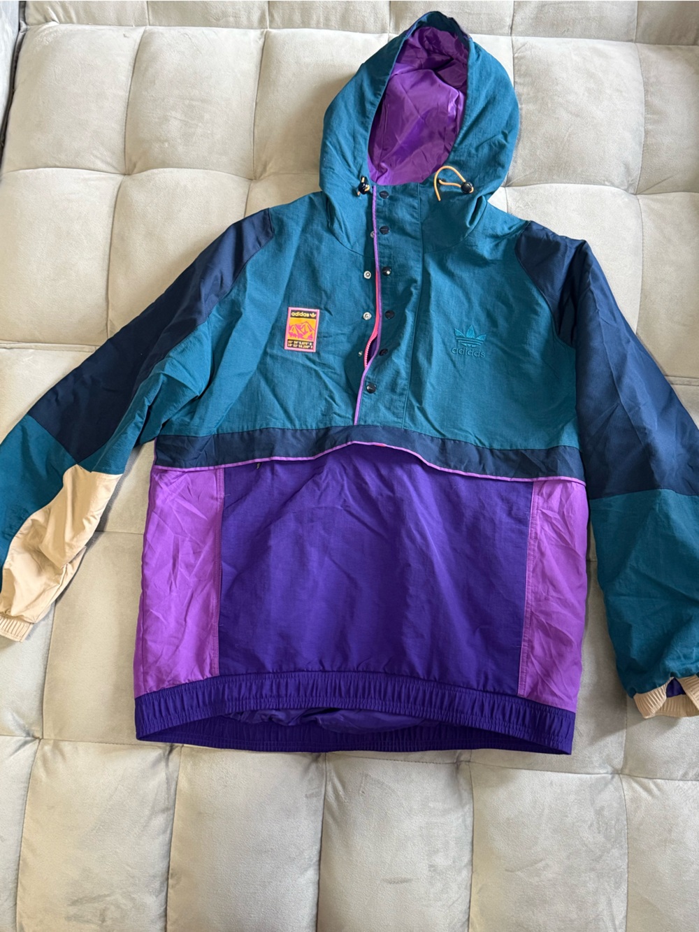 Adidas Men’s quart zip hoodie windbreaker